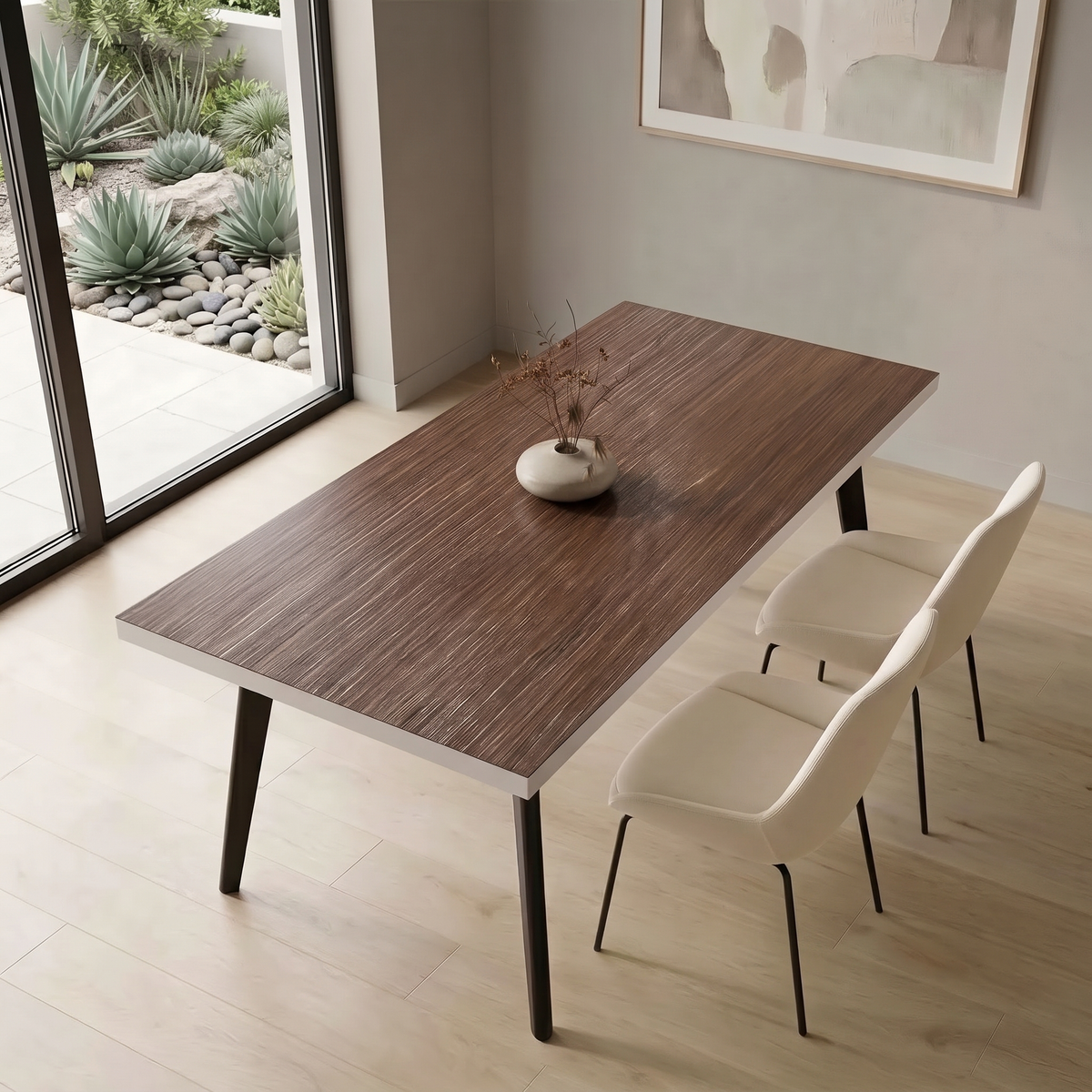 Pellicola Effetto Legno Noce Scuro in PVC - 2mm