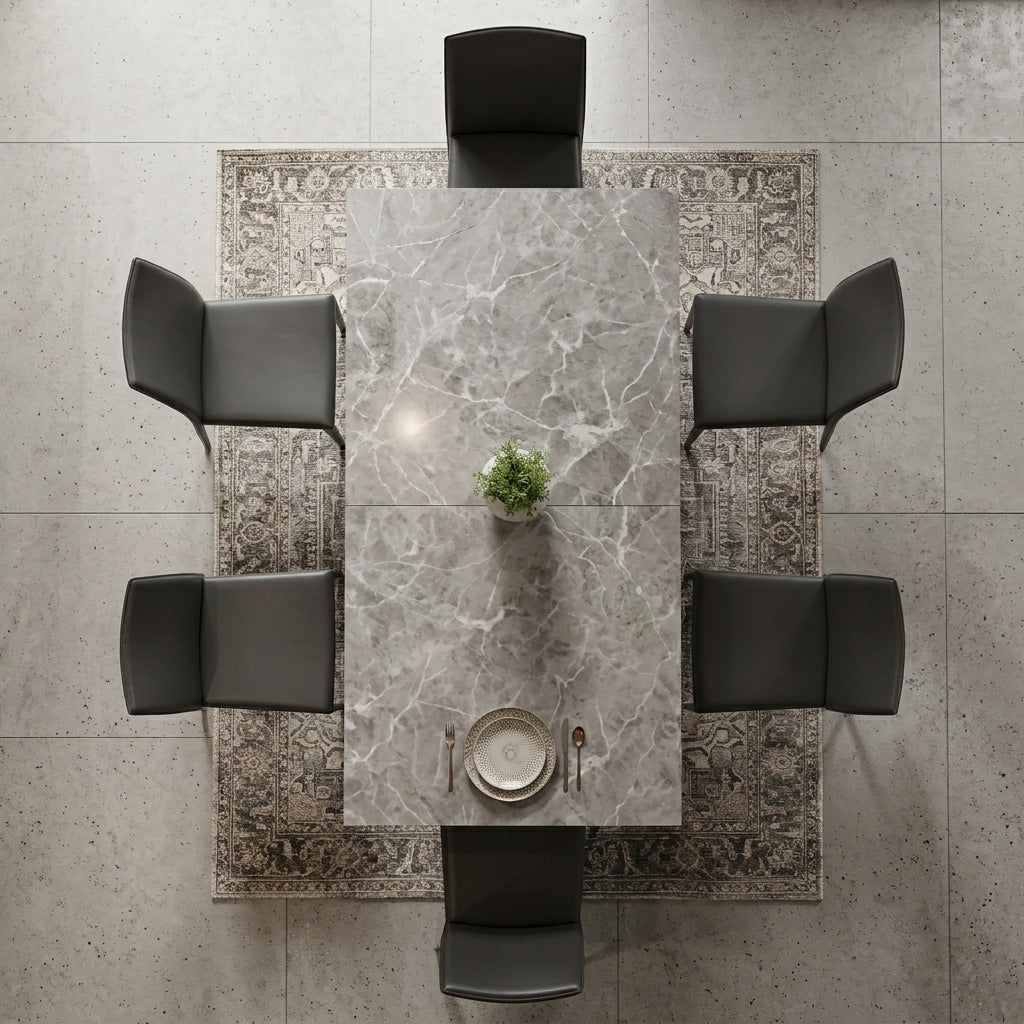 Pellicola Effetto Marmo Grigio in PVC - 2mm