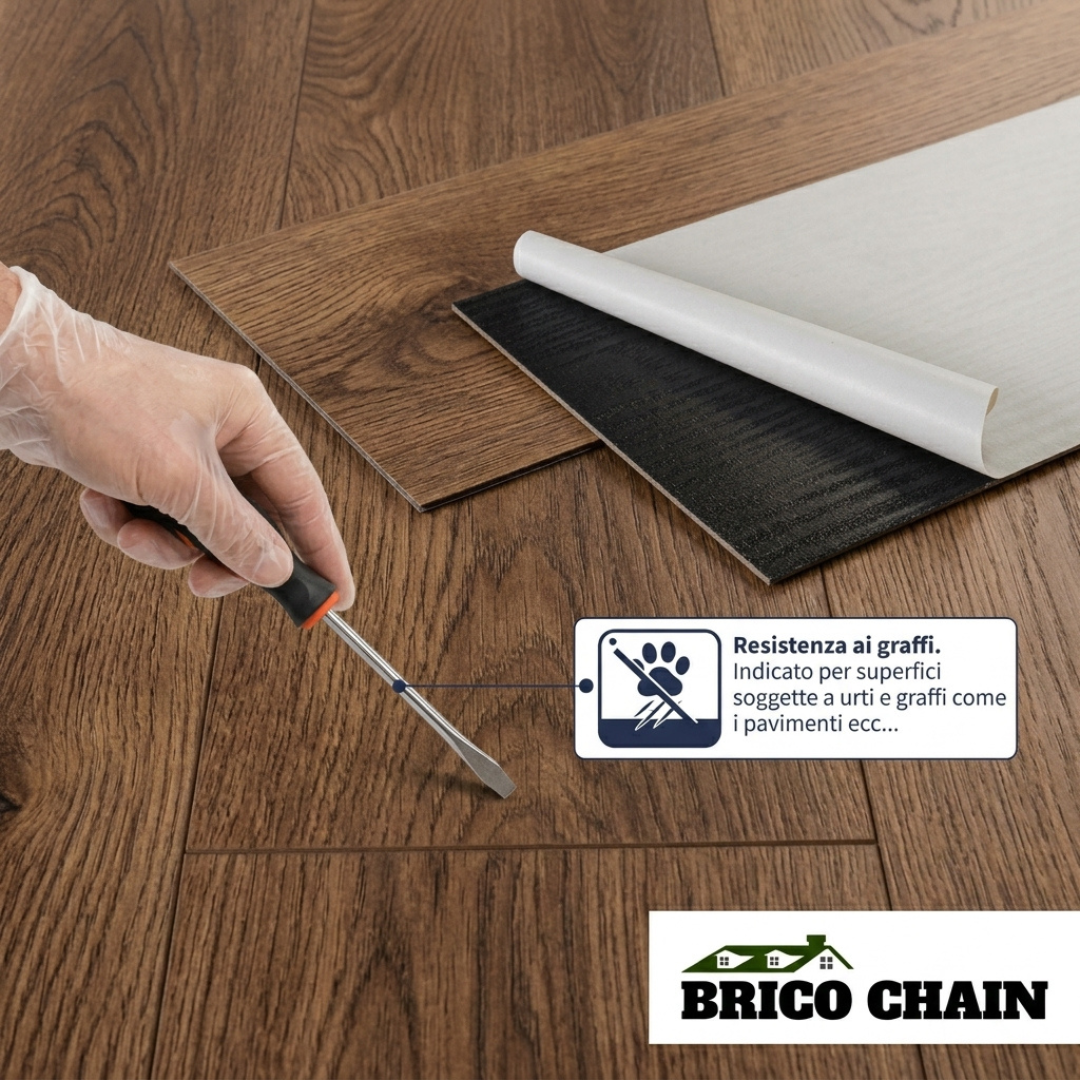 Parquet EasyStick® in PVC Adesivo Effetto legno 2,5 mm – BRICO CHAIN